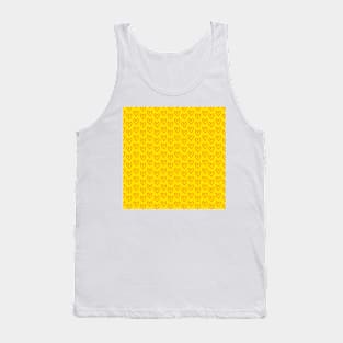 Yellow and red hearts pattern Tank Top